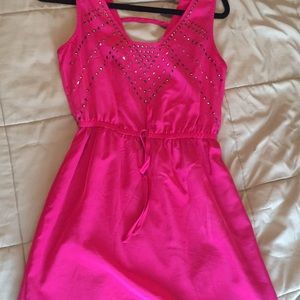Pink summer dress